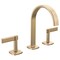 Brizo Allaria Widespread Lavatory Faucet with Arc Spout - Less Handles 65367LF-GLLHP-ECO - alternate 6